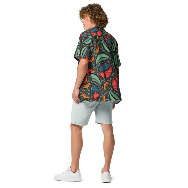 Leaves – Button Up Collared Shirt - Image 4